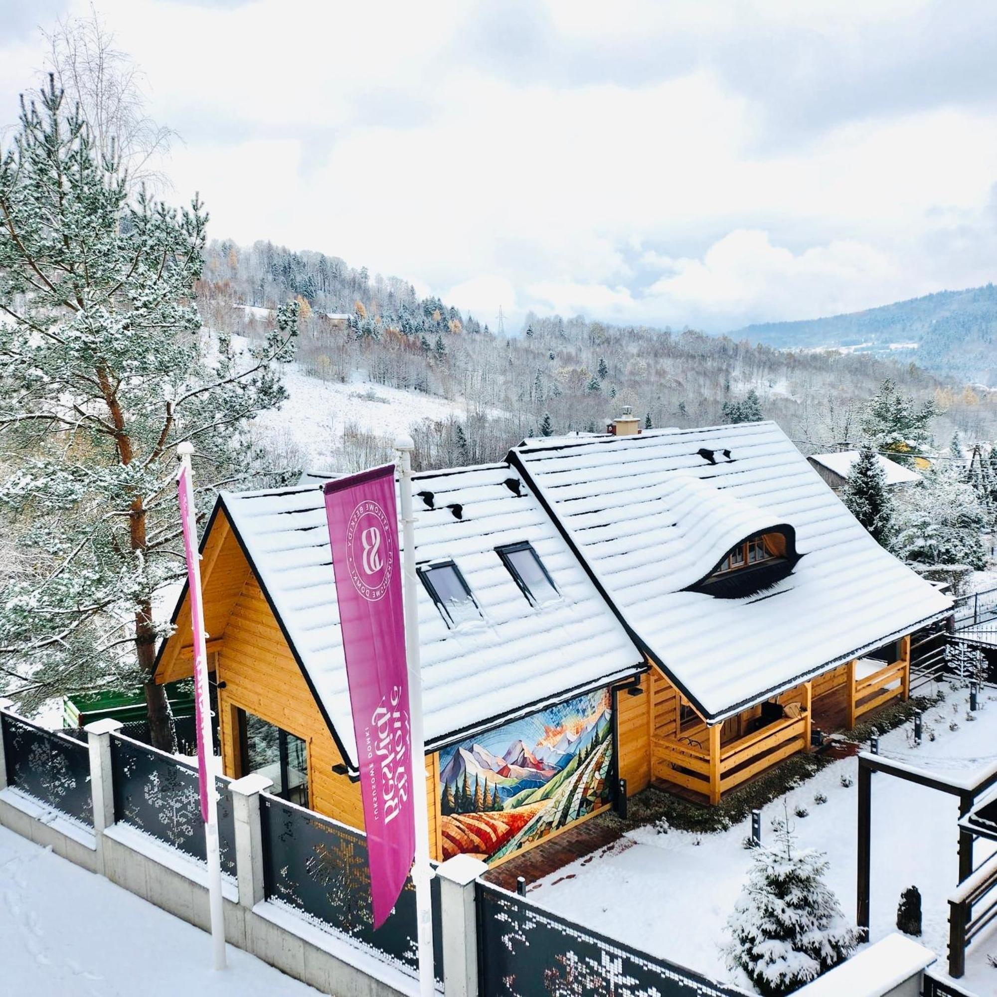 Stylowe Beskidy - Luksusowe Domki Z Saunami I Jacuzzi Apartment Mutne Exterior photo